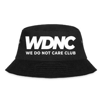 WDNC - We do not care Club - Bucket Hat - black - Front - Lela (165cm)