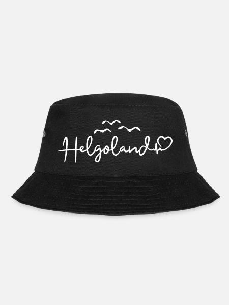 Helgoland Herzschlag - Bucket Hat - Schwarz