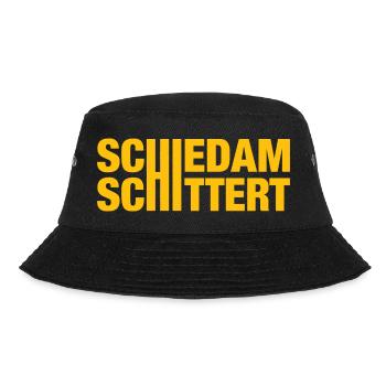 Schiedam Schittert - Offizielles Merchandise - Bucket Hat - Schwarz - Vorne - Lela (165cm)
