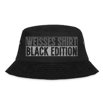White Shirt Black Edition Funny Saying - Bucket Hat - black - Front - Lela (165cm)