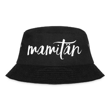 Mamitän Muttertag beste Mama Anker - Bucket Hat - Schwarz - Vorne - Lela (165cm)