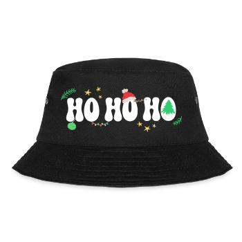 Ho ho ho - Noël - Père Noël - Bob - noir - Devant - Lela (165cm)