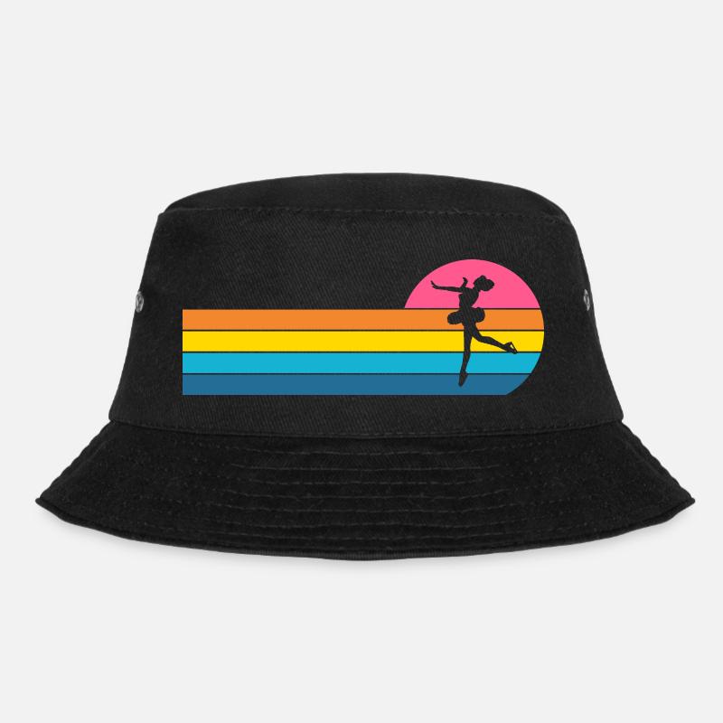 Eiskunstläuferin - Bucket Hat - Schwarz