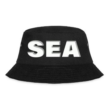 SEA - Bucket Hat - Schwarz - Vorne - Lela (165cm)