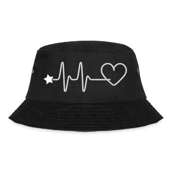 Line Dance ist mein Cardio – Country Western Tanz - Bucket Hat - Schwarz - Vorne - Lela (165cm)