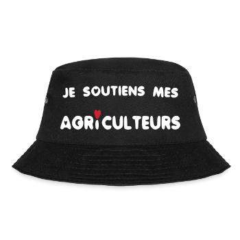 peasant farmer - Bucket Hat - black - Front - Lela (165cm)