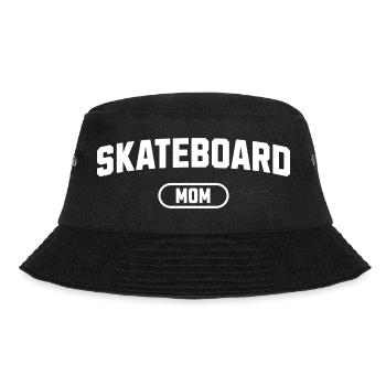 Skateboard-Mama - Bucket Hat - Schwarz - Vorne - Lela (165cm)