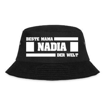 Muttertag Nadia - Bucket Hat - Schwarz - Vorne - Lela (165cm)