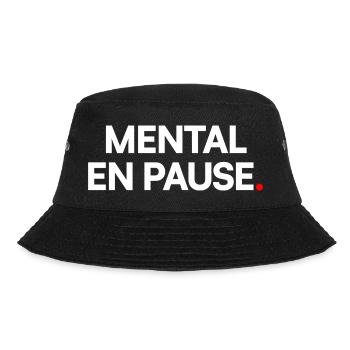Mental pause - Bucket Hat - black - Front - Lela (165cm)