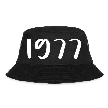 1977 Limited Edition 49th Birthday 1977 - Bucket Hat - black - Front - Lela (165cm)