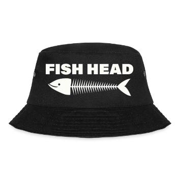 fish head - Bucket Hat - black - Front - Lela (165cm)