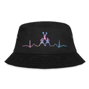 Cheerleader Cheer Mom Cheerleading - Bucket Hat - black - Front - Lela (165cm)