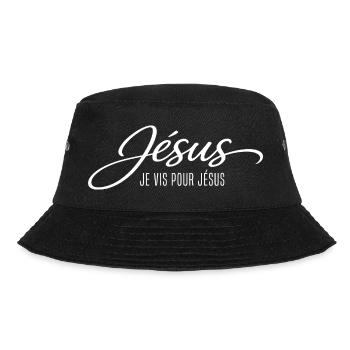 Jésus Je Vis Pour Jésus Chrétien - Bob - noir - Devant - Lela (165cm)