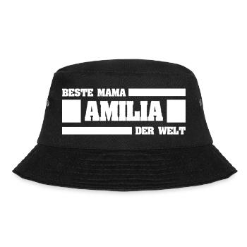 Muttertag Amilia - Bucket Hat - Schwarz - Vorne - Lela (165cm)