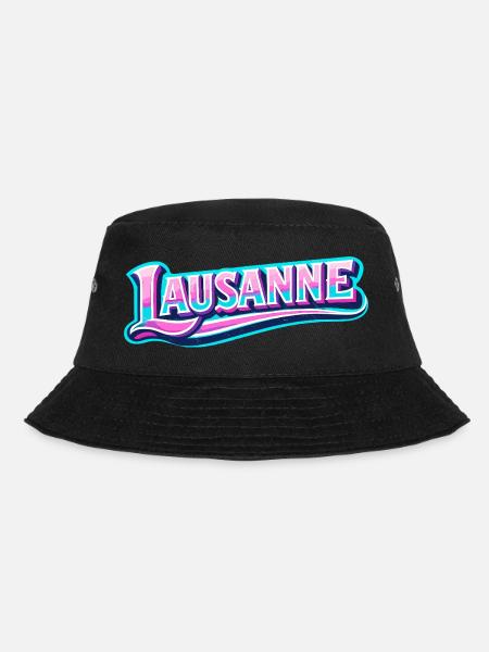 Lausanne - Bucket Hat - black