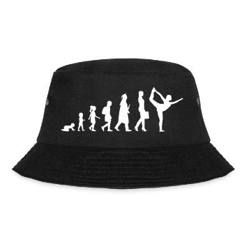 Kind zu Yogini Evolution - Bucket Hat - Schwarz - Vorne - Lela (165cm)