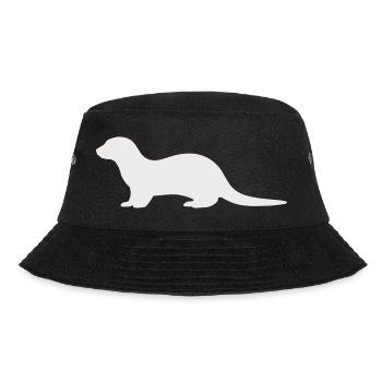 otter_tier_1 - Bucket Hat - Schwarz - Vorne - Lela (165cm)