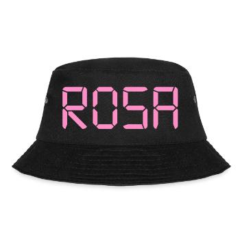Pink – LCD - Bucket Hat - Schwarz - Vorne - Lela (165cm)