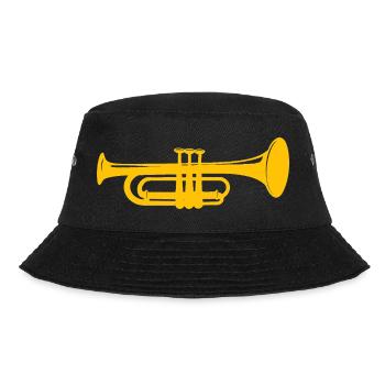 Trumpet - Bucket Hat - black - Front - Lela (165cm)