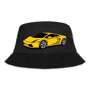 lambo - Bucket Hat - Schwarz - Vorne - Lela (165cm)