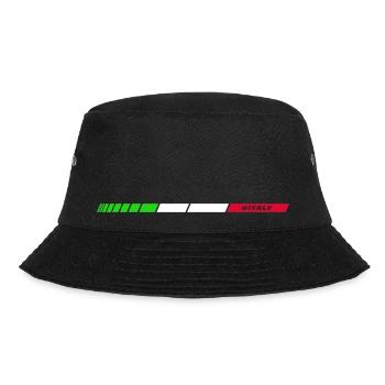 #ITALY - Bucket Hat - Schwarz - Vorne - Lela (165cm)