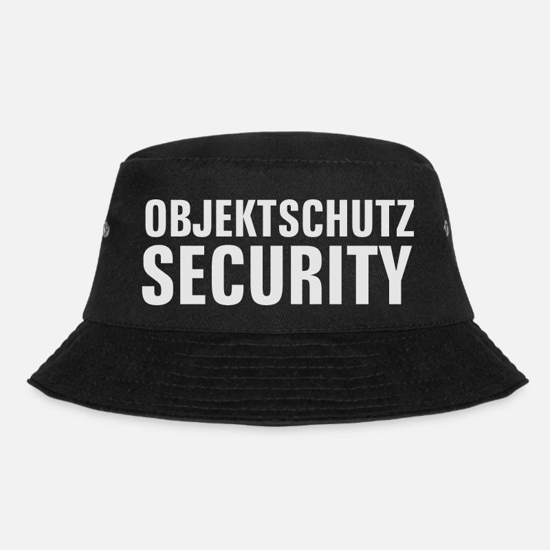 Ordnungsdienst, Security, Objektschutz - Bucket Hat - Schwarz
