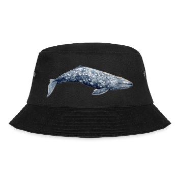 Gray whale - Gray whale - Baleine grise - Bucket Hat - black - Front - Lela (165cm)