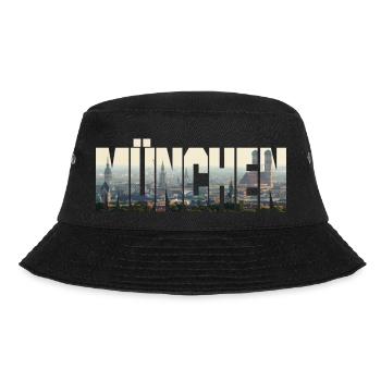 München Panorama - Bucket Hat - Schwarz - Vorne - Lela (165cm)