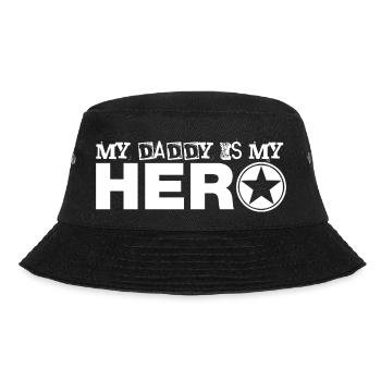 my daddy is my hero - Bucket Hat - black - Front - Lela (165cm)