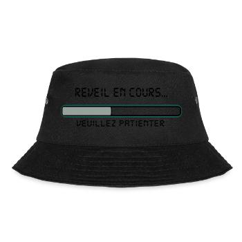 reveil_en_cours_message,humour,drôle,citations - Bob - noir - Devant - Lela (165cm)