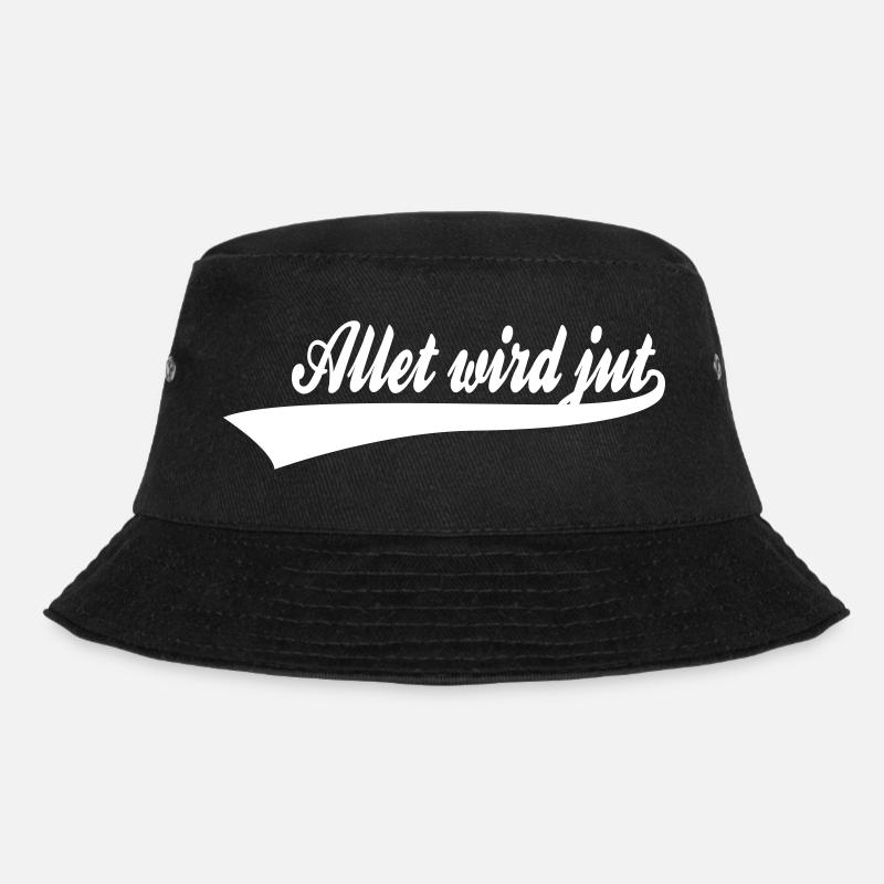 allet_wird_jut - Bucket Hat - Schwarz