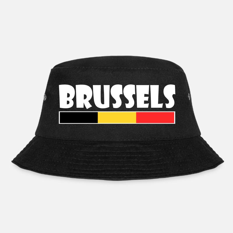 Brussel - Bucket Hat - Schwarz