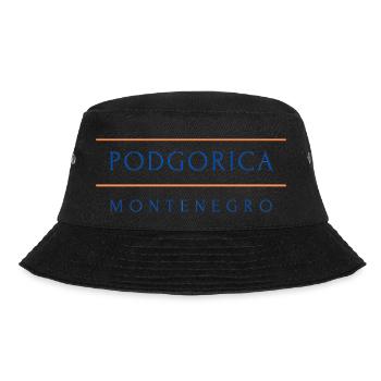 Podgorica City Montenegro - Bucket Hat - black - Front - Lela (165cm)