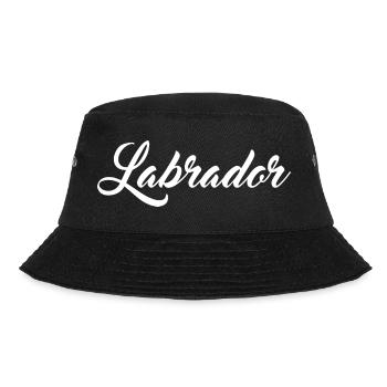 Labrador Hundeliebhaber Hundebesitzer Geschenk - Bucket Hat - Schwarz - Vorne - Lela (165cm)