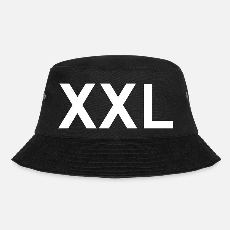 xxl Text - Bucket Hat - Schwarz