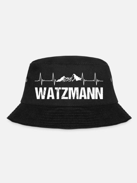 Watzmann Herzschlag ByTheManzanitas - Bucket Hat - Schwarz