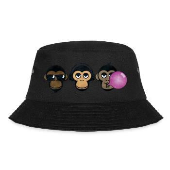 Three Monkey's - Bucket Hat - black - Front - Lela (165cm)