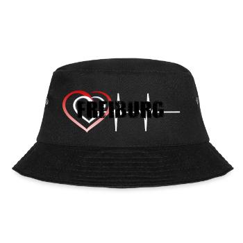Freiburg - Bucket Hat - Schwarz - Vorne - Lela (165cm)