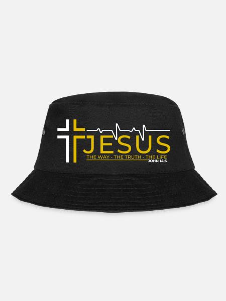 Jésus-Christ Bible Verset Chemin Vérité Vie Chrétien - Bob - noir