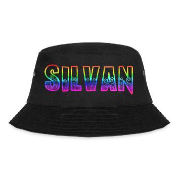 silvan rs regenbogen - Bucket Hat - Schwarz - Vorne - Lela (165cm)