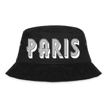 Paris - Bucket Hat - Schwarz - Vorne - Lela (165cm)