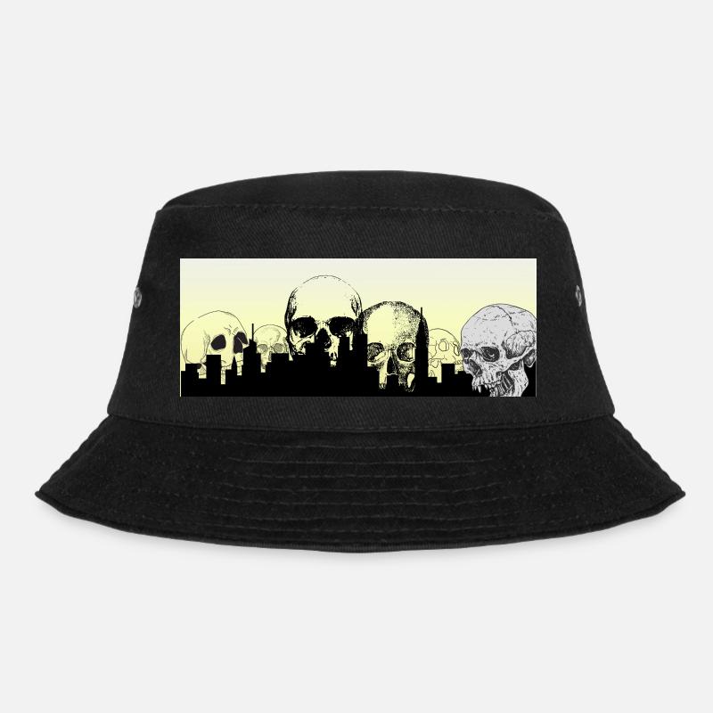 Skullscity - Bucket Hat - Schwarz