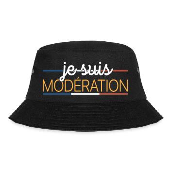 Je bois avec modération - Je suis modération - Bob - noir - Devant - Lela (165cm)