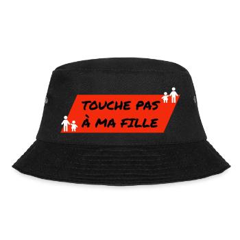 Touche pas à ma fille. - Bob - noir - Devant - Lela (165cm)