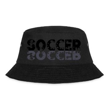 Soccer Fussball - Bucket Hat - Schwarz - Vorne - Lela (165cm)