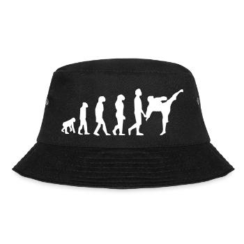 Evolution der Kampfkünste - Bucket Hat - Schwarz - Vorne - Lela (165cm)