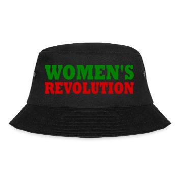 Womens revolution - Bucket Hat - Schwarz - Vorne - Lela (165cm)