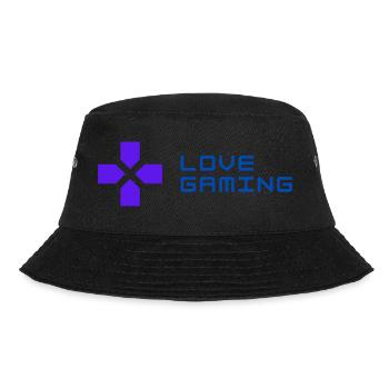 LIEBE GAMING - Bucket Hat - Schwarz - Vorne - Lela (165cm)