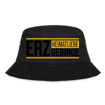 Erzgebirge Heimat Sachsen - Bucket Hat - Schwarz - Vorne - Lela (165cm)