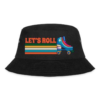 Let's Roll - Roller Skating Enthusiast Roller - Bucket Hat - Schwarz - Vorne - Lela (165cm)